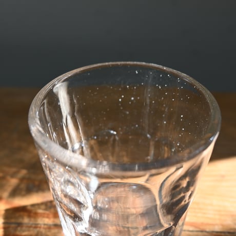 FRANCE Antique Cutting Glass  / フランス アンティーク面取グラス