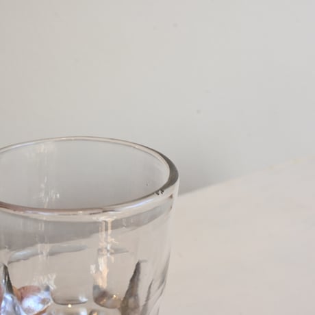 France Antique Cutting Glass / フランス アンティーク カッティングロックグラス