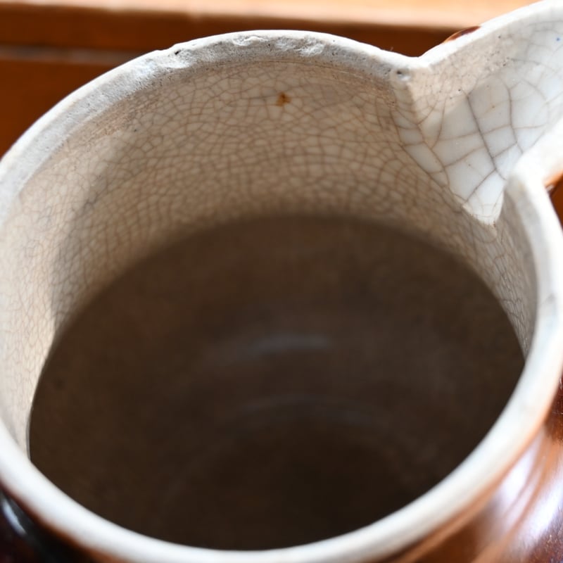 France Antique Cul Noir Pitcher / フランス アンティーク キ