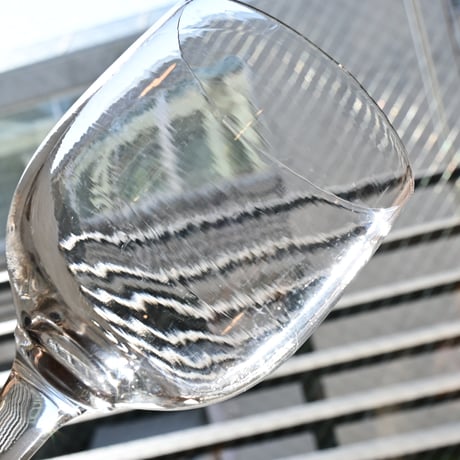 FRANCE Antique Wine Glass  / フランス アンティーク ビストロワイングラス  D