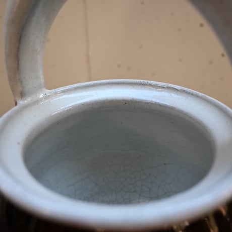 France Old Cul Noir Bowl/ フランス 古い キュノワール 持ち手付きボウル