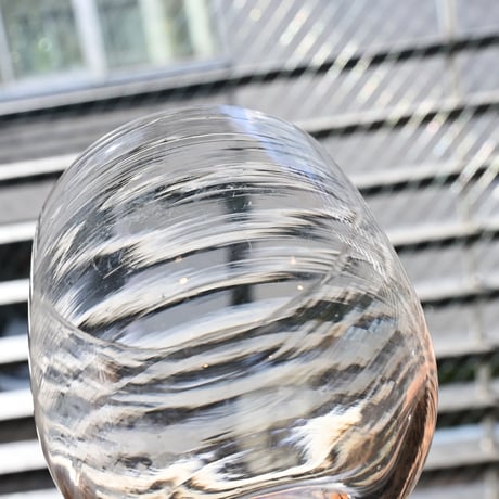 FRANCE Antique Wine Glass  / フランス アンティーク ビストロワイングラス  B