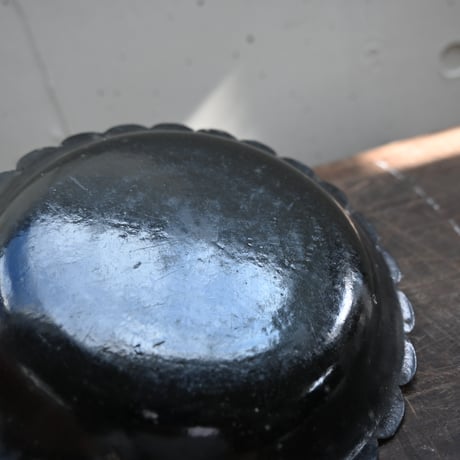 France Papier-Mache Smalltray Black / フランス パピエマシェの小さなトレイ 黒 A