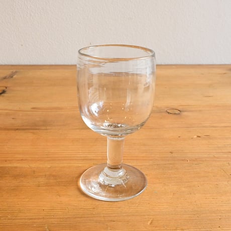 FRANCE Antique Wine Glass  / フランス アンティーク ビストロワイングラス  I