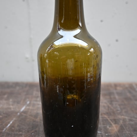 FRANCE Old Glass Mini Bottle  / フランス アンティーク 吹きガラスボトル