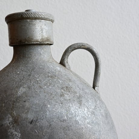 France Antique water aluminium bottle  / フランス アンティーク アルミの水筒