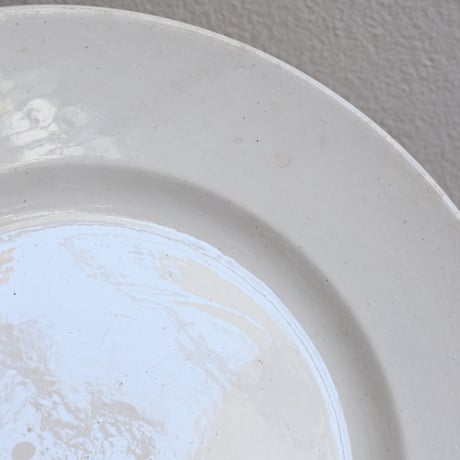 France Antique Creil et Montereau Plate  / フランス アンティーク クレイユモントローの平皿