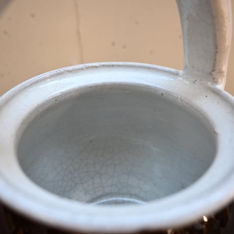 France Old Cul Noir Bowl/ フランス 古い キュノワール 持ち手付きボウル