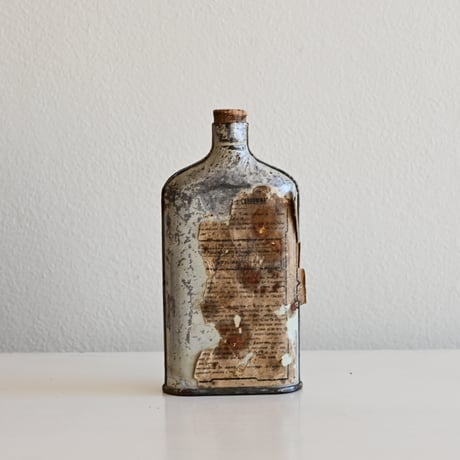 France Antique gunpowder Bottle  / フランス アンティーク 火薬ボトル（ホワイト）D