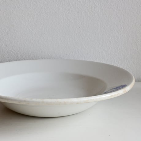 Finland OLD ARABIA   / オールドアラビア 青ロゴスーププレート φ:23.4cm