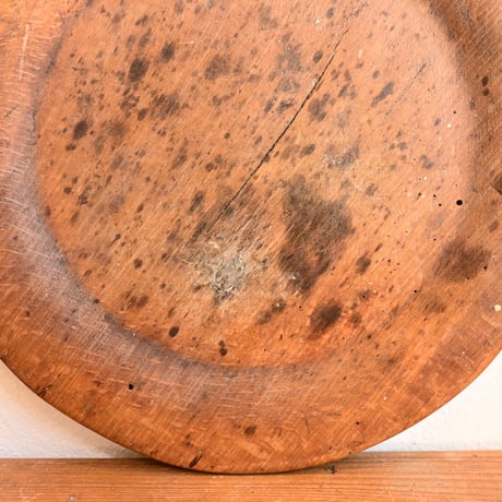 Sweden antique wooden plate / スウェーデン アンティーク 木皿 A-3