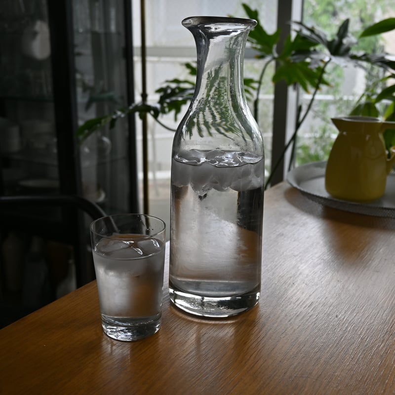フランス アンティーク ガラス カラフェ ボトル | landverse