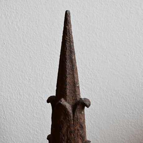 France Antique Finial top ornament  / フランス アンティーク 鉄のオーナメント