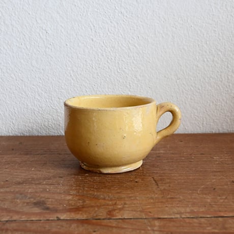 France Old Kids Pottery/ フランス アンティーク おままごとのミニマグ