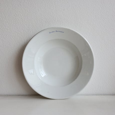 Finland ARABIA   / アラビア 青文字スーププレート φ:24cm B