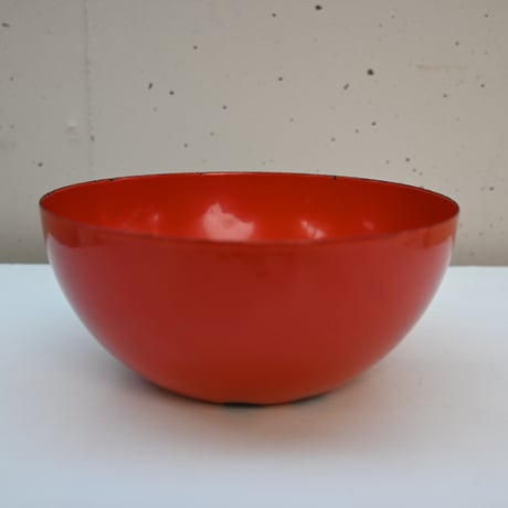 ARABIA FINEL Enamel Kaj Franck (Red)  / アラビア・フィネル カイフランク 琺瑯ボウル（レッド）C
