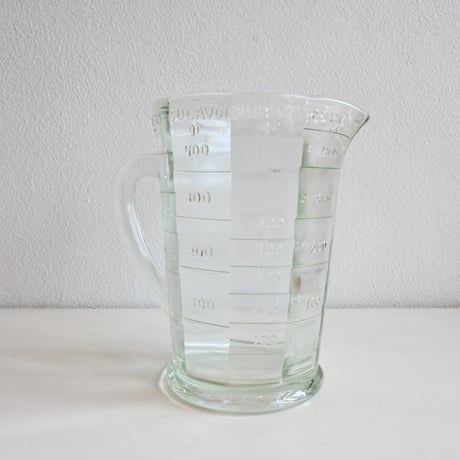 Finland Riihimäen Lasi  Measuring Pitcher / フィンランド リーヒマエンラシ 計量ピッチャー B