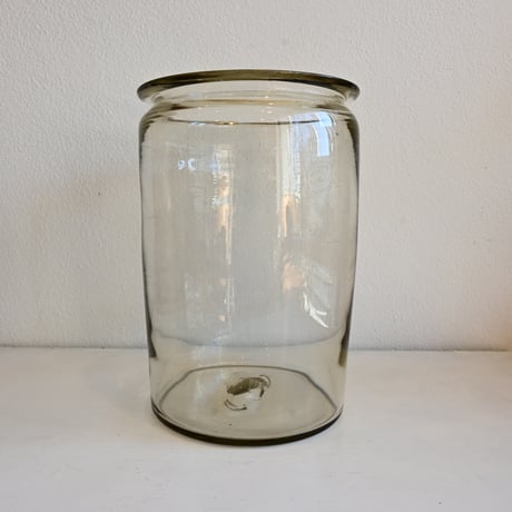 Sweden Glass Jar/ スウェーデン 19世紀のガラス保存瓶 大