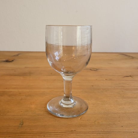FRANCE Antique Wine Glass  / フランス アンティーク ビストロワイングラス  C