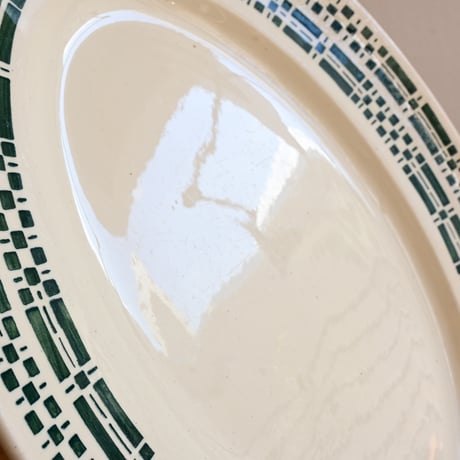 France K&G Luneville Oval Plate / フランス リュネヴィル窯のオーバルプレート