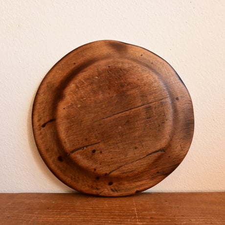 Sweden antique wooden plate / スウェーデン アンティーク 木皿 A-3