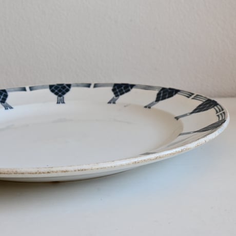 Finland OLD ARABIA  Arne plate  / オールドアラビア 松ぼっくりのプレート φ:23.5cm
