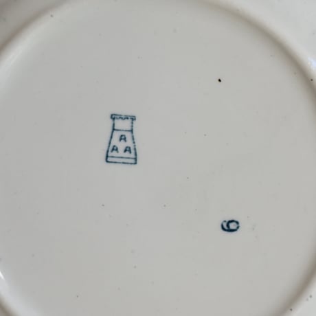 Finland OLD ARABIA  Arne plate  / オールドアラビア 松ぼっくりのプレート φ:15.2cm