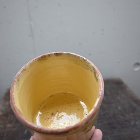 France Old Yellow Pot / 南仏の黄釉のポット