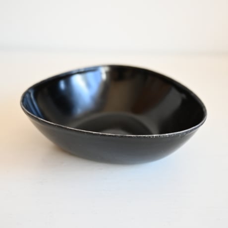 Sweden Enamel Triangle Bowl / フィンランド ERKERデザインの三角ホーローボウル ブラック