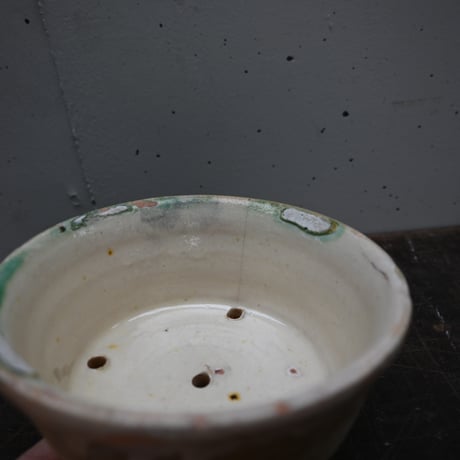 France Old Draining bowl / フランス 古い 水切りボウル