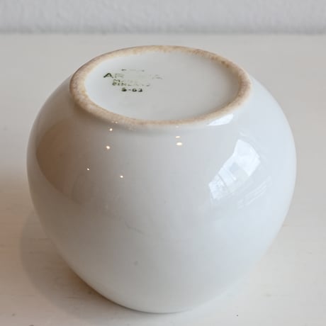Finland ARABIA KA model mustard pot / アラビア KAモデル マスタードポット ホワイト 蓋無