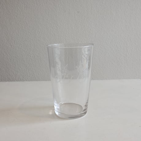 France Antique   Etching Glass / フランス アンティーク エッチングが施されたクリスタルグラス