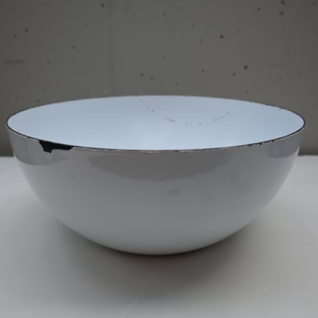ARABIA FINEL Enamel Kaj Franck (White)  / アラビア・フィネル カイフランク 琺瑯ボウル（ホワイト）B