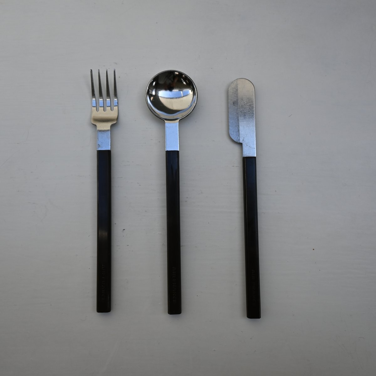 AIR FRANCE エールフランス　機内食　カトラリーセット3セット➕ナイフ1 AIR FRANCE エールフランス 機内食 カトラリーセット - メルカリ