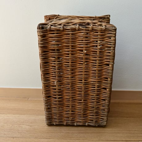 France Old wood basket Paniers / フランス ストックバスケット パニエ かご ラタン