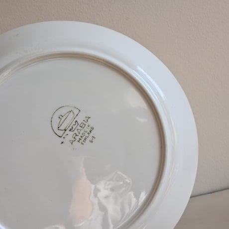 Finland ARABIA KILTA Middle Plate / フィンランド  アラビア キルタ 中プレート φ:19.4cm