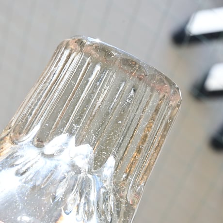 France Antique Shot Glass / フランス アンティーク トロンプルイユのショットグラス H:7cm
