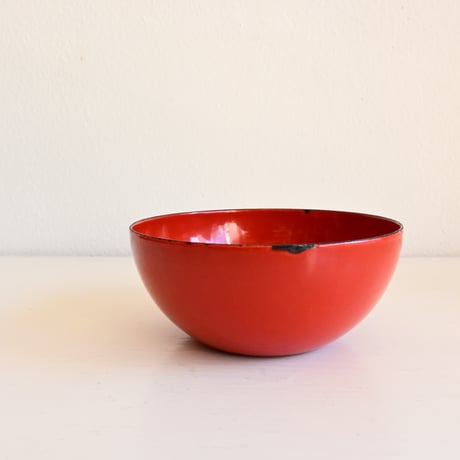 ARABIA FINEL Enamel BOWL   / アラビア・フィネル  琺瑯ボウル（レッド）φ:10cm