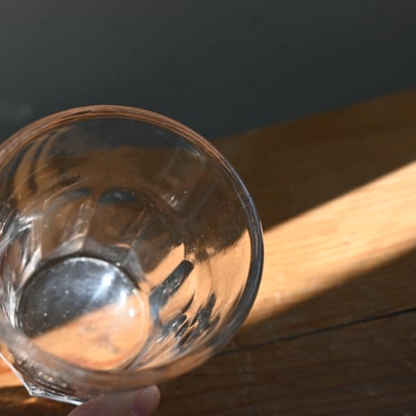 FRANCE Antique Cutting Glass  / フランス アンティーク面取グラス