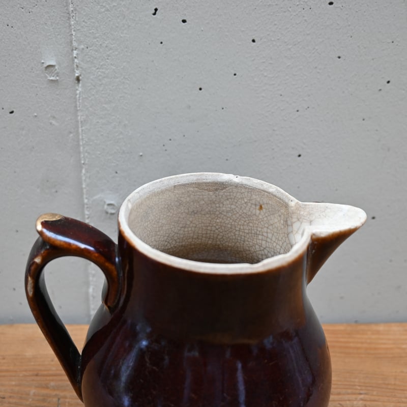 France Antique Cul Noir Pitcher / フランス アンティーク キ