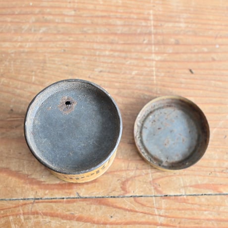 France Antique ”Bledine” Tube Tin Box  / フランス アンティーク ティン缶 ブリキボックス