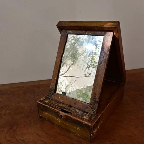 Sweden Wooden folding mirror / スウェーデン 木製の折り畳み式ミラー