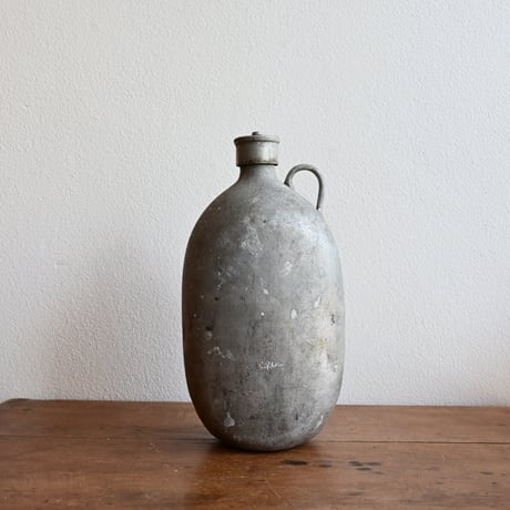France Antique water aluminium bottle  / フランス アンティーク アルミの水筒