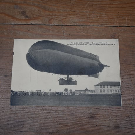 France Antiques Postcard   / フランス 古い飛行船のポストカード B