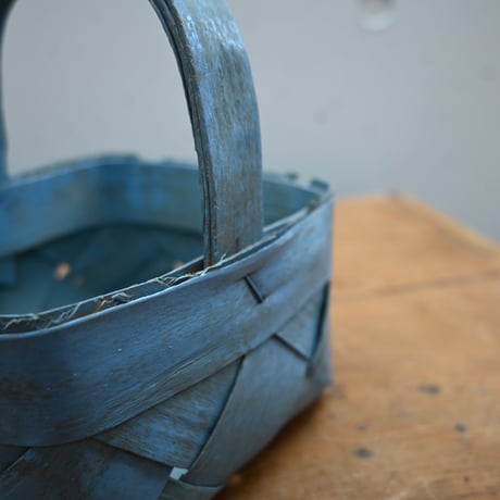 Sweden light blue Spånkorg / スウェーデン ライトブルー スポーンコリ