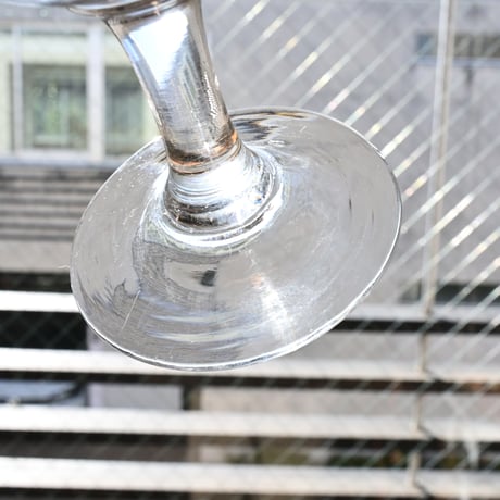FRANCE Antique Wine Glass  / フランス アンティーク ビストロワイングラス  F