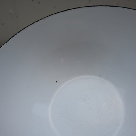 ARABIA FINEL Enamel Kaj Franck (White)  / アラビア・フィネル カイフランク 琺瑯ボウル（ホワイト）D