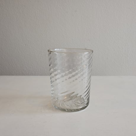 France Antique Twisted Glass / フランス アンティーク モールツイストグラス