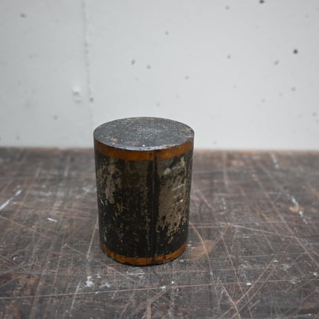 France Tin Can Objet / フランス 古いブリキの筒 A