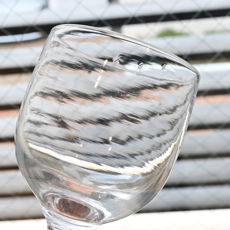 FRANCE Antique Wine Glass  / フランス アンティーク ビストロワイングラス  H
